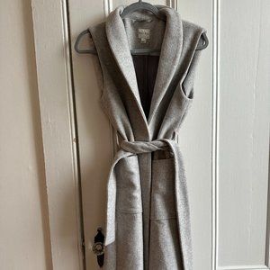 Reiss Selvi Sleeveless Coat, Dove Grey
